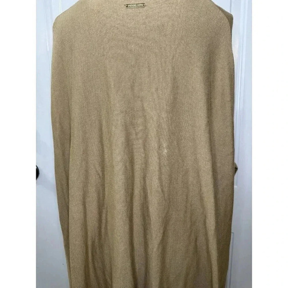 MICHAEL KORS Womens Fridge V-neck Poncho Sweater LARGE/XL Lagenlook Fall Western - Picture 9 of 10